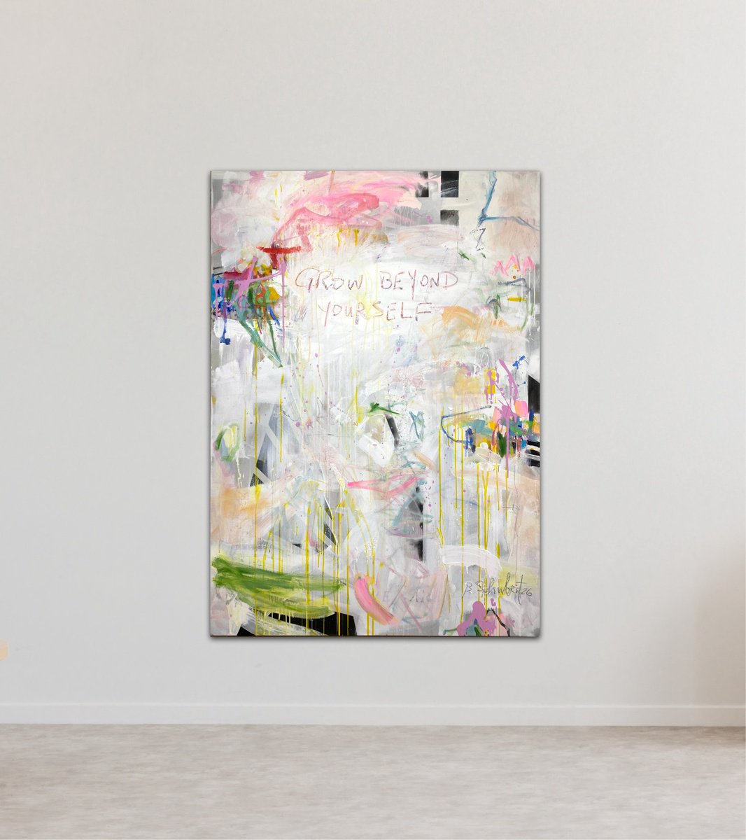 Grow Beyond Yourself No.1 By Bea Schubert, 39 X 55, Artwork For Sale On Artfinder