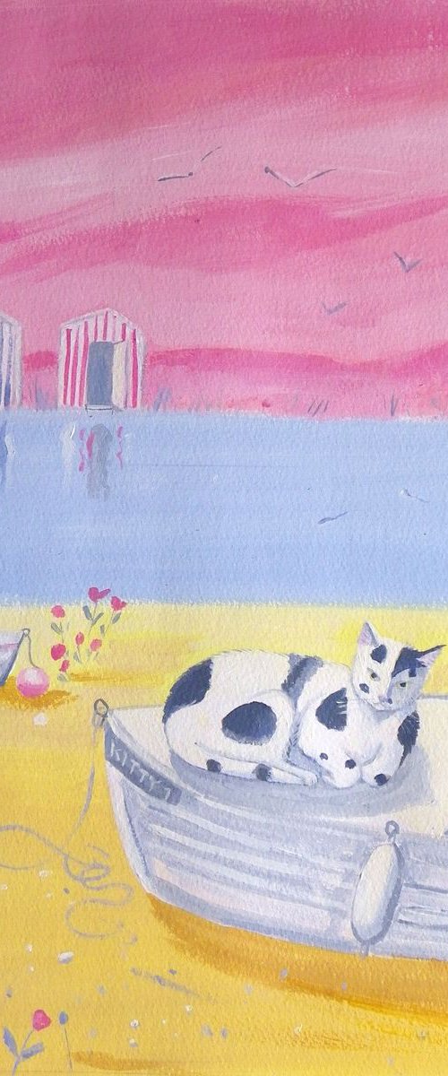 A Cat by the Sea by Mary Stubberfield