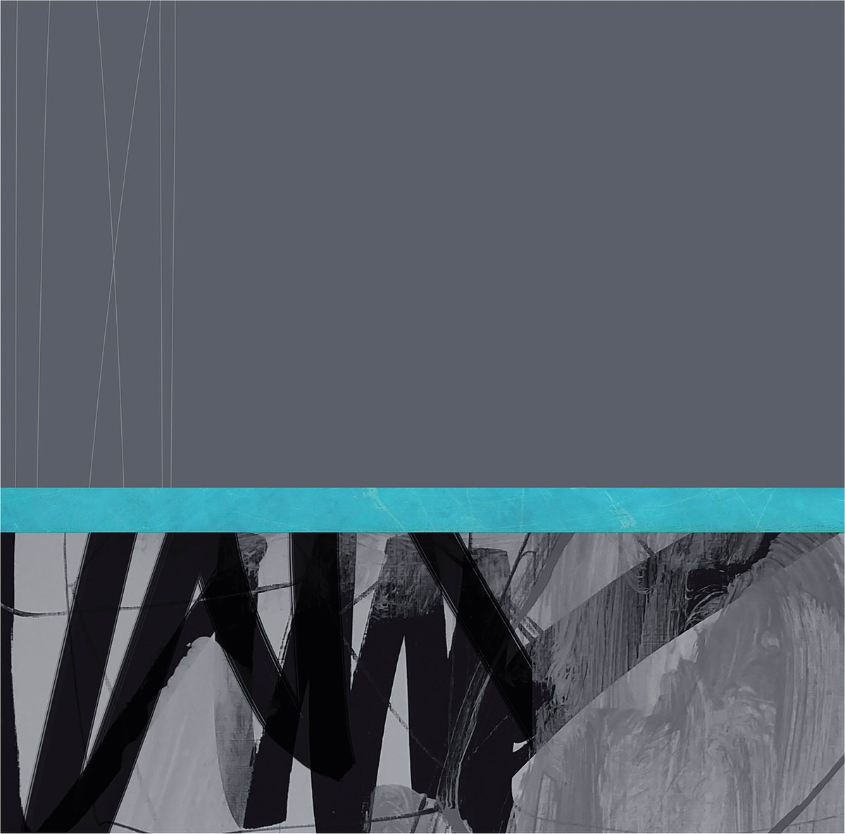 Abstract Giclee Print By Adrian Bradbury, 20 X 20, Storm 5, Original Artwork