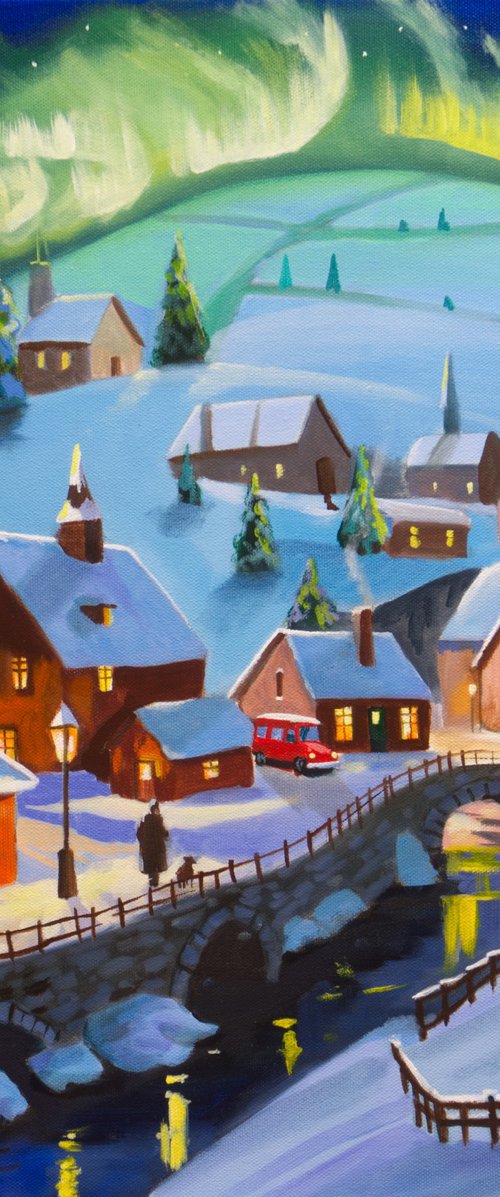 Winter Village by Gordon Bruce