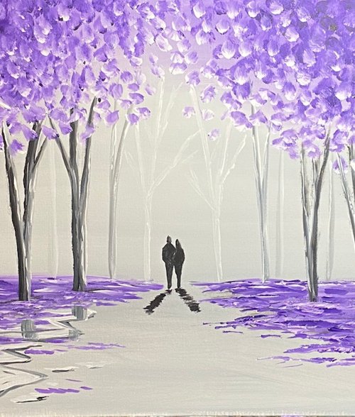 Through The Violet Trees 5 by Aisha Haider