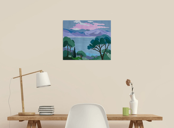 Landscape with Trees