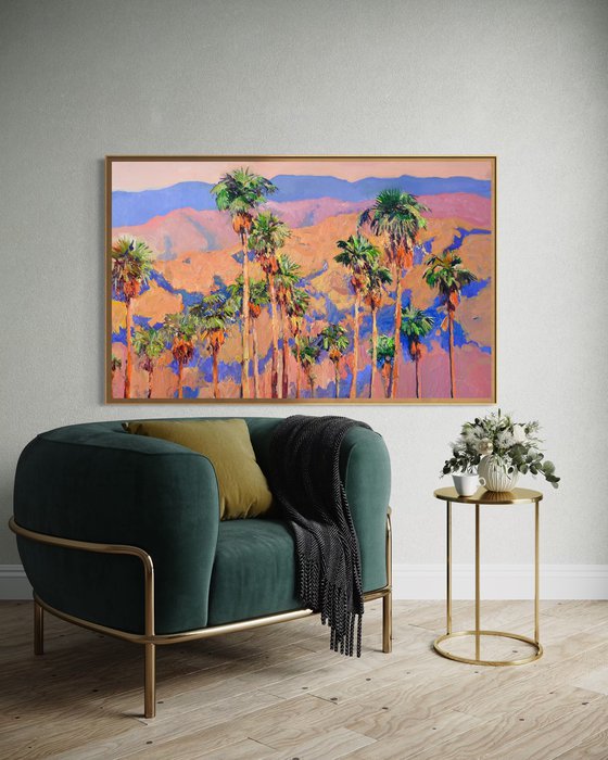 Palm Trees from Desert