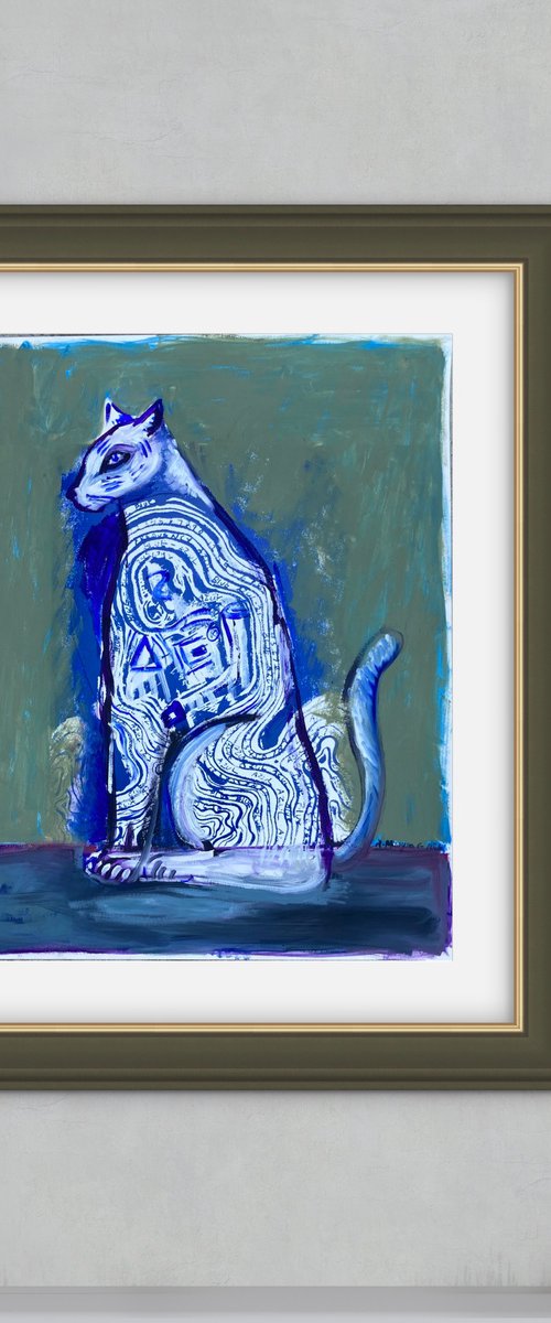 The Guardian cat by Roberto Munguia Garcia