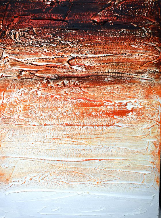 orange artwork abstract