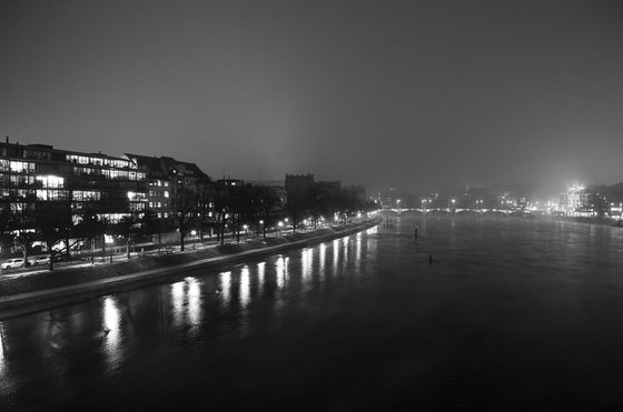 The Rhein, Basel, Switzerland, Study II [Unframed; also available framed]