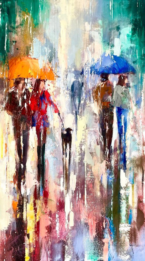 Rainy Stroll by Ewa Czarniecka