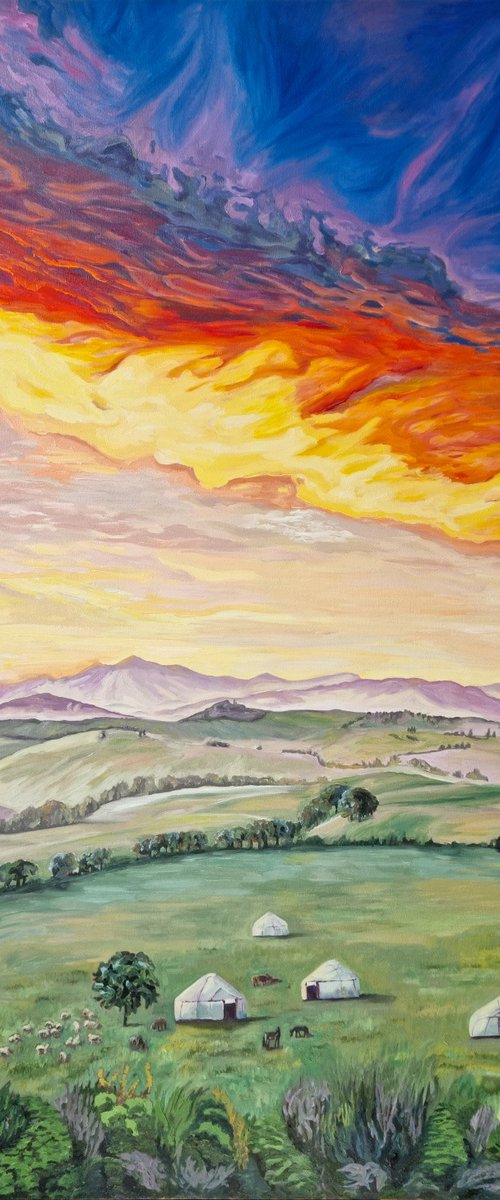 Radiant Sky by Zulfiya Mukhamadeyeva