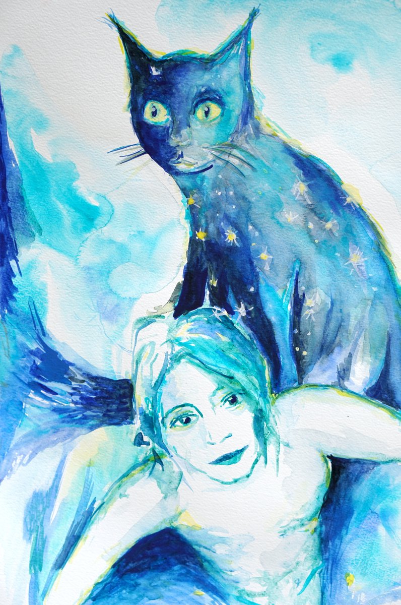 Flying with my Cat by Carolin Goedeke