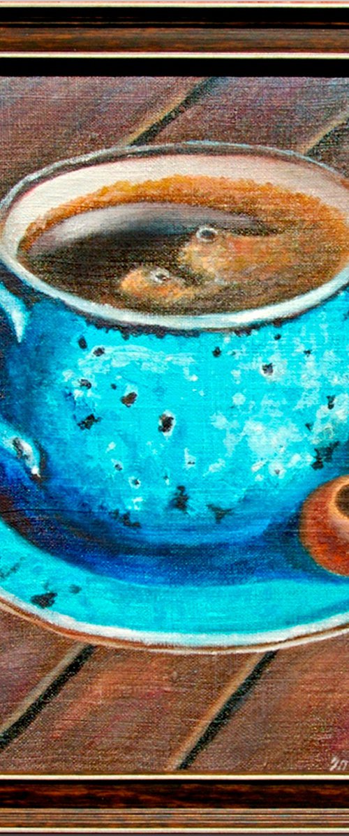 Cup of Brazilian coffee by Liubov Samoilova