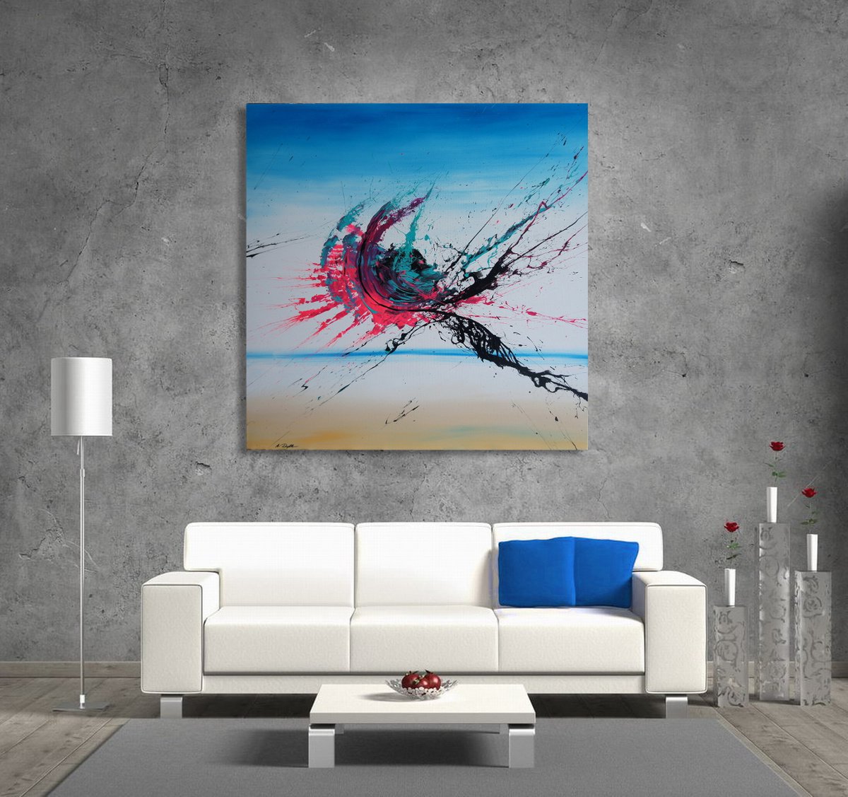 Sex On The Beach (Spirits Of Skies 100053) (100 x 100 cm) XXL (40 x 40 inches) by Ansgar Dressler