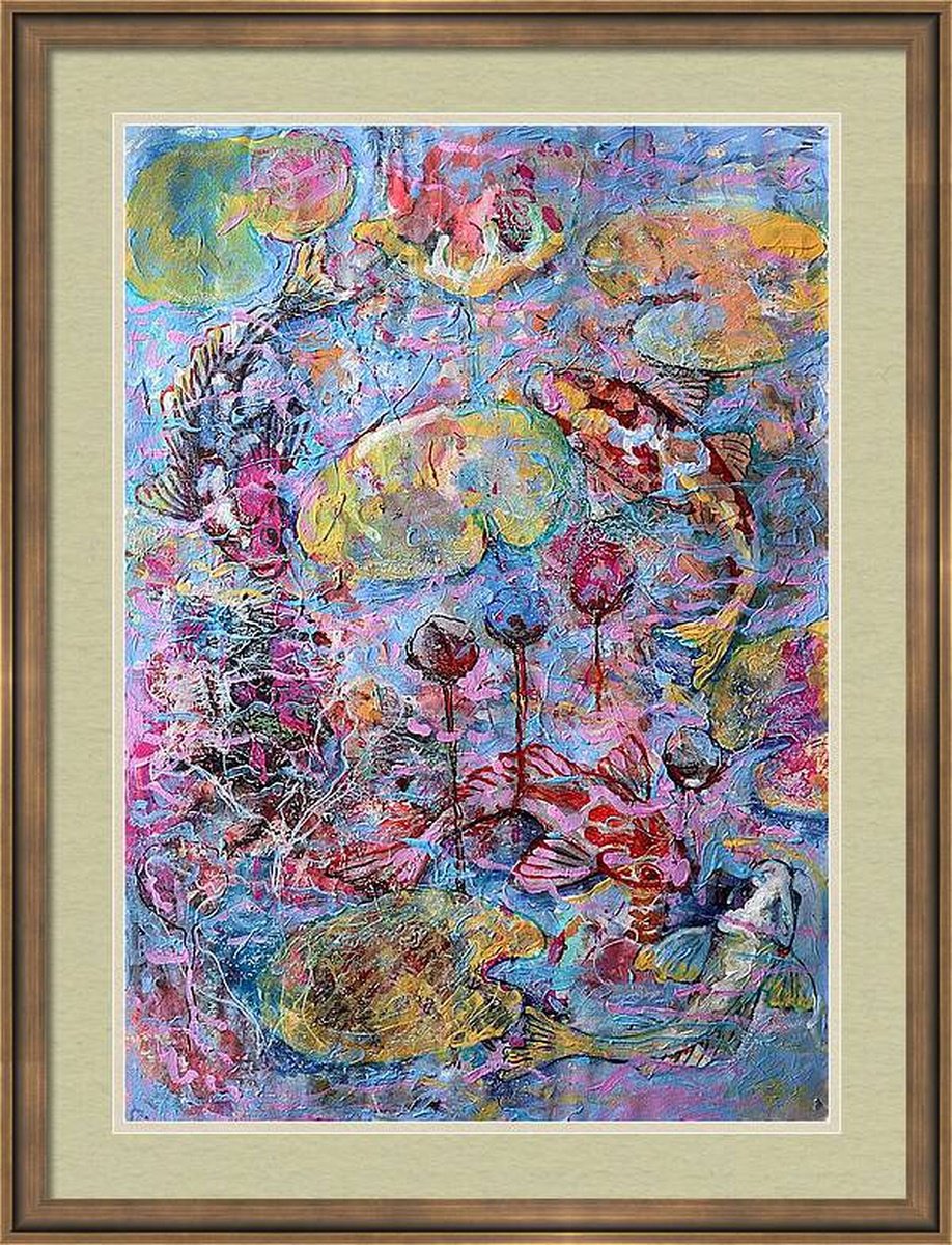  Fantasy With Flowers 330 By Rakhmet Redzhepov, 17 X 23, Artwork For Sale On Artfinder