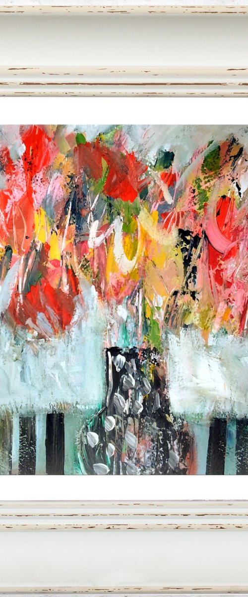 Abstract Floral IX by Jan Rippingham