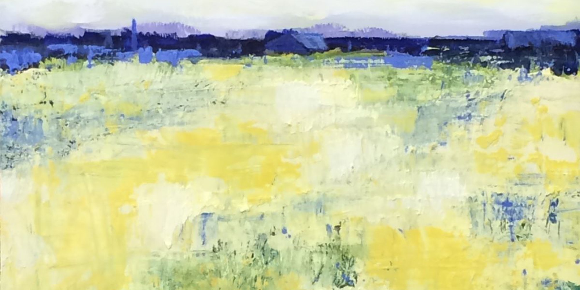 Art of the Day: "Late Spring Rape Field 1, 2015" by Cecilia Virlombier