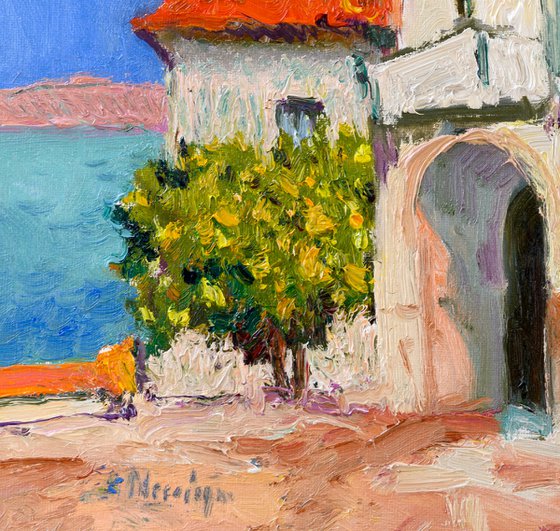 Old House in a Greek Village