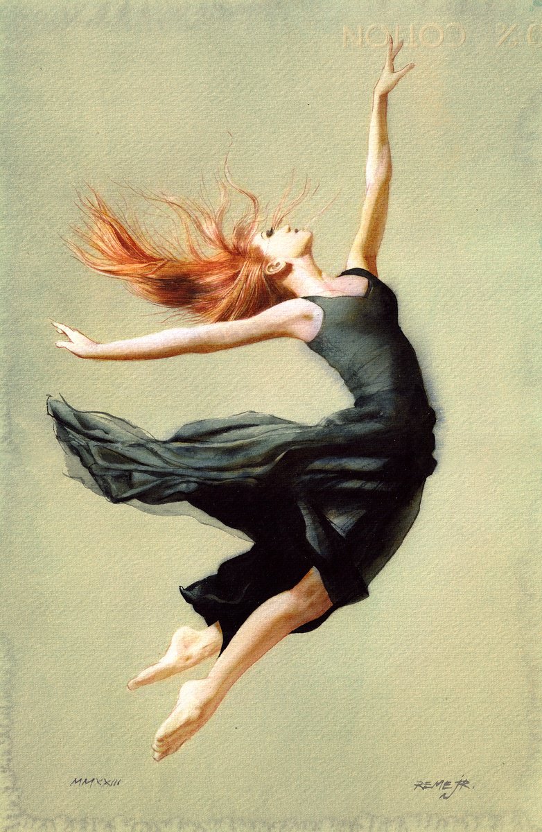 Ballet Dancer CDV by REME Jr.