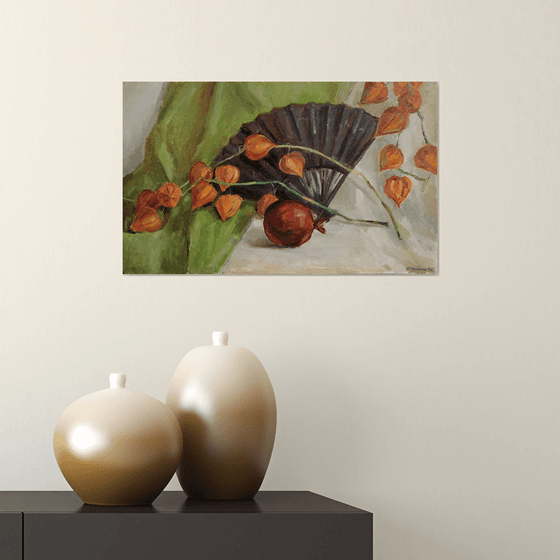 Still life with pomegranate