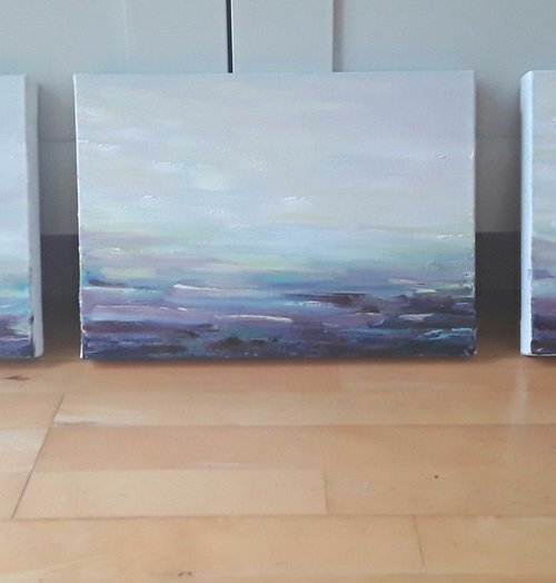 Sunrise Triptych by Therese O'Keeffe