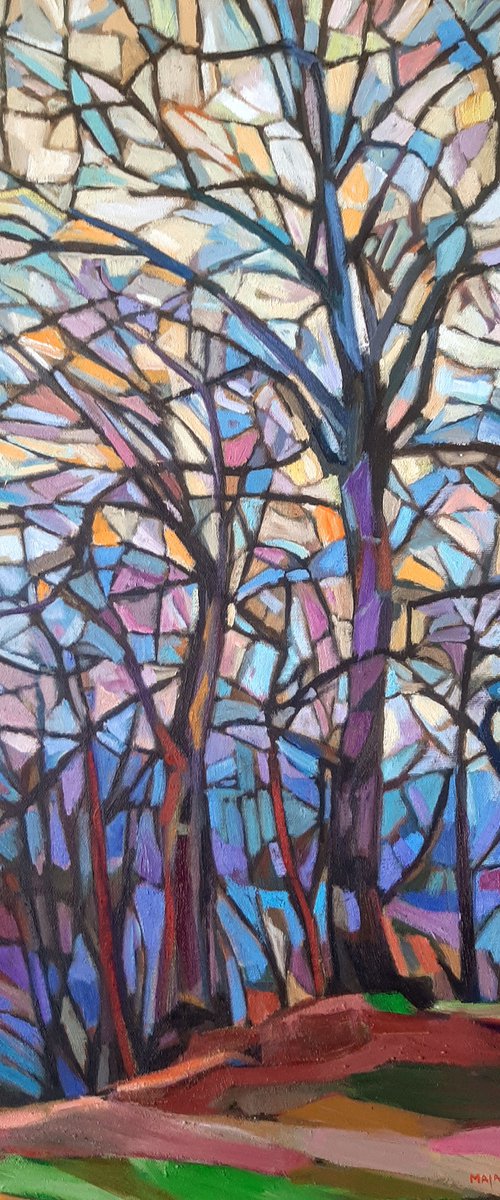 Winter trees by Maja Đokić Mihajlović