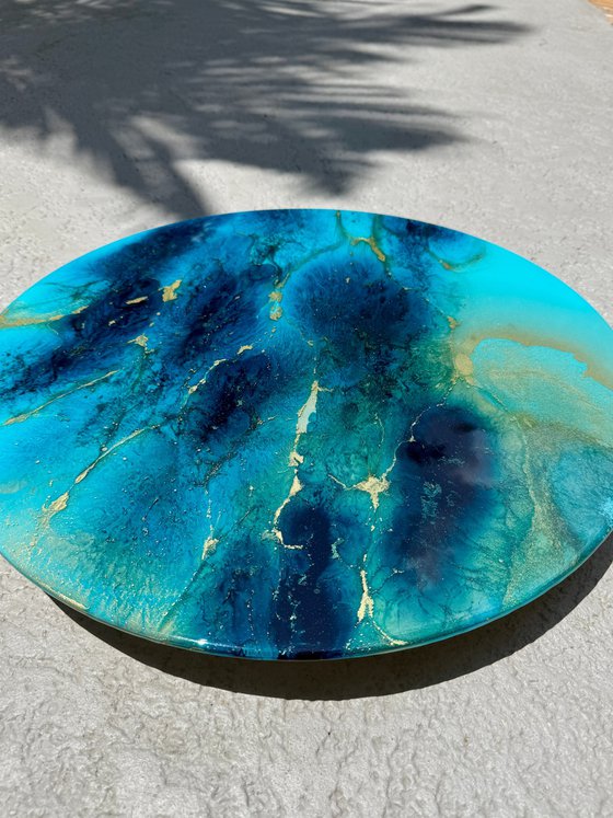 Golden Halo, Blue Depth #1