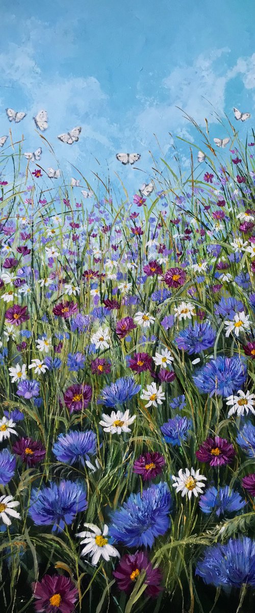Blue Meadow by Colette Baumback