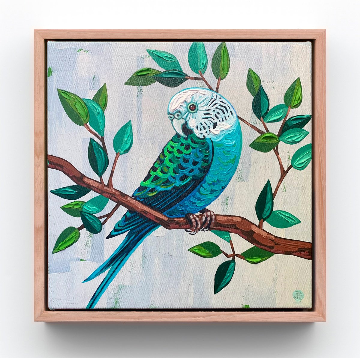 Budgie Beauties: Bubbles by JULIE LYNCH