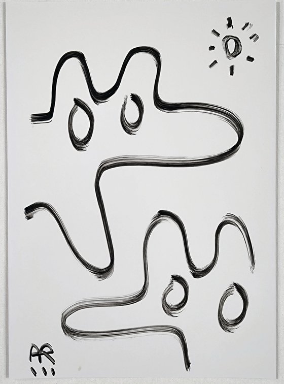 5 DRAWINGS B&W