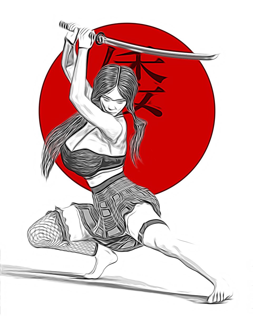Samurai Girl 3 by Erik Brede