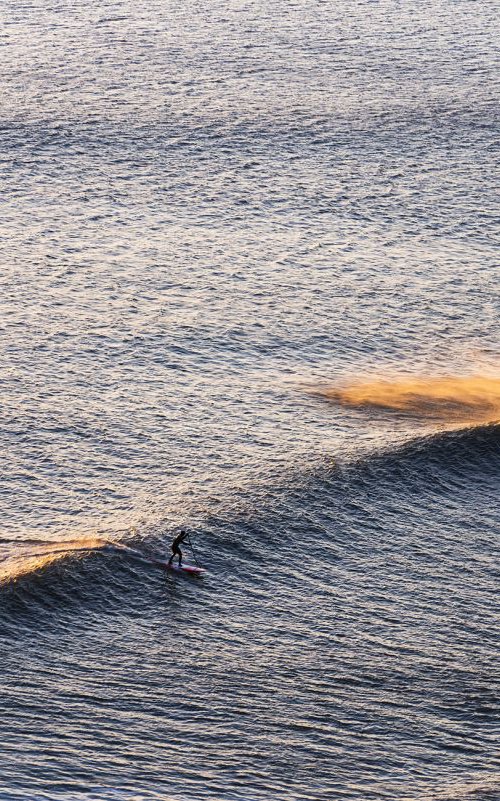 SUNSET SURFING 3. by Andrew Lever