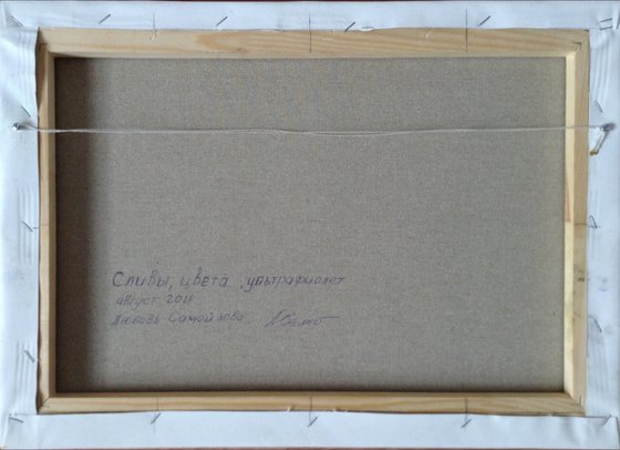 Lavender Morning with Plums