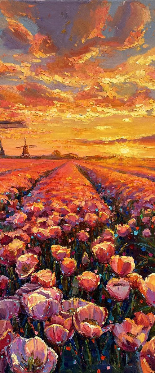 Tulips by Evgeny Chernyakovsky