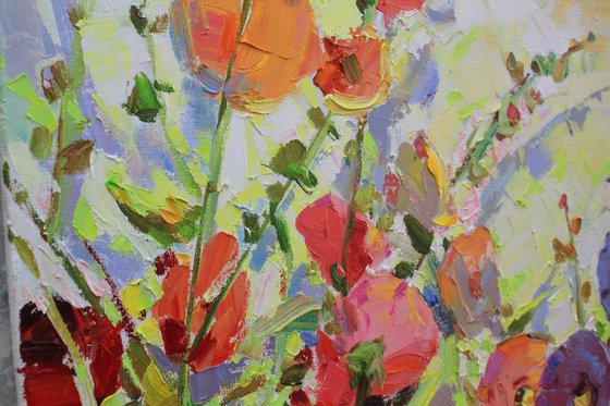 "Bright colors of summer"