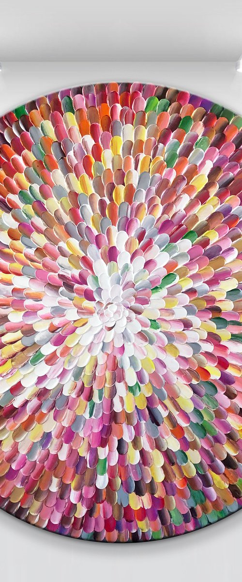 'Aura nemus III' - 36x36” by Tatiana Georgieva