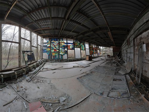 #56. Cafe Pripyat 1 - XL size by Stanislav Vederskyi