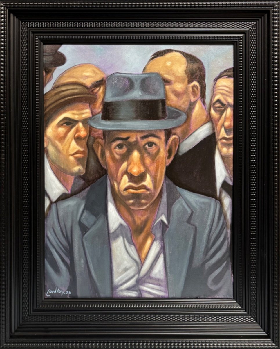 Expressive Oil Painting , Good Fellows By Pete Conroy, 17 X 20, Artwork For Sale On Artfinder