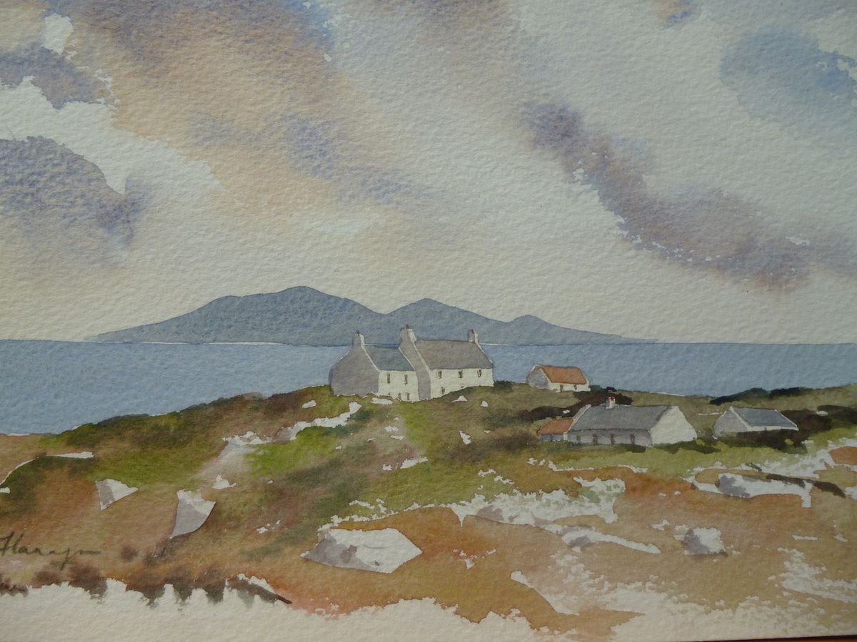 View of Clare Island, West of Ireland by Maire Flanagan