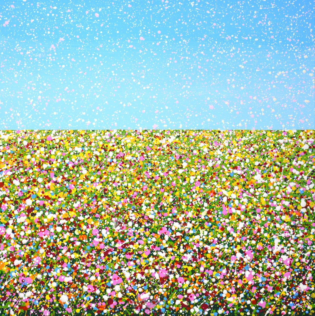 Summer. Flower field 10. by Iryna Kastsova