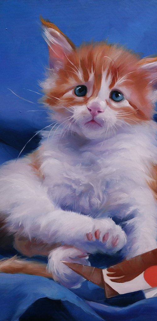 "Red Kitten" by Lena Vylusk