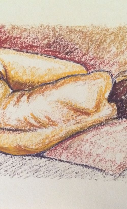 Nude on pillow by Vincenzo Stanislao