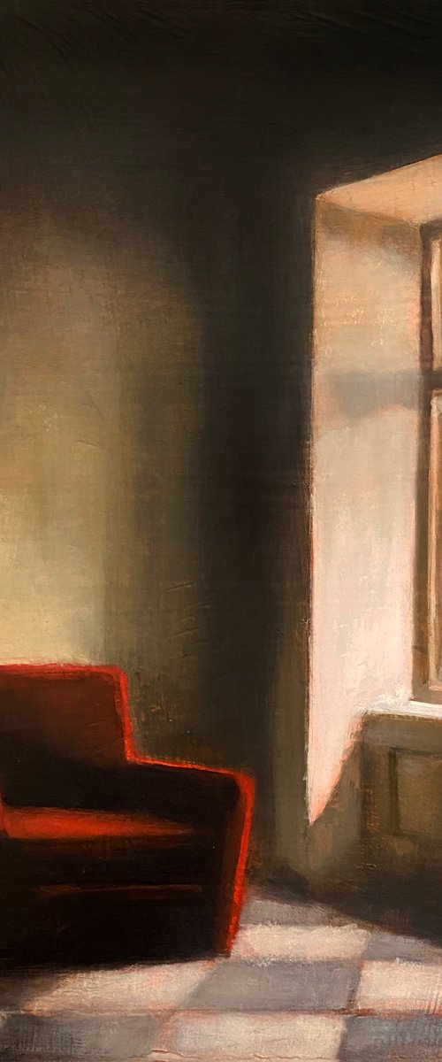 Red Chair by Bruce Dean