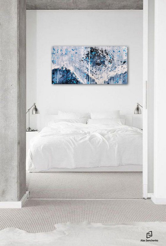 200x100cm. / abstract painting / Abstract 2241