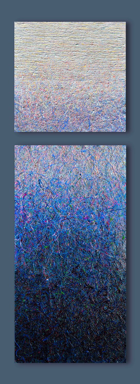 In search of silence- 3 (blue)