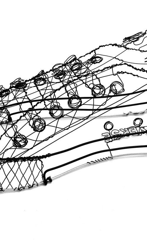 Converse All Stars Sneaker Wire Sculpture by Jane Tilley