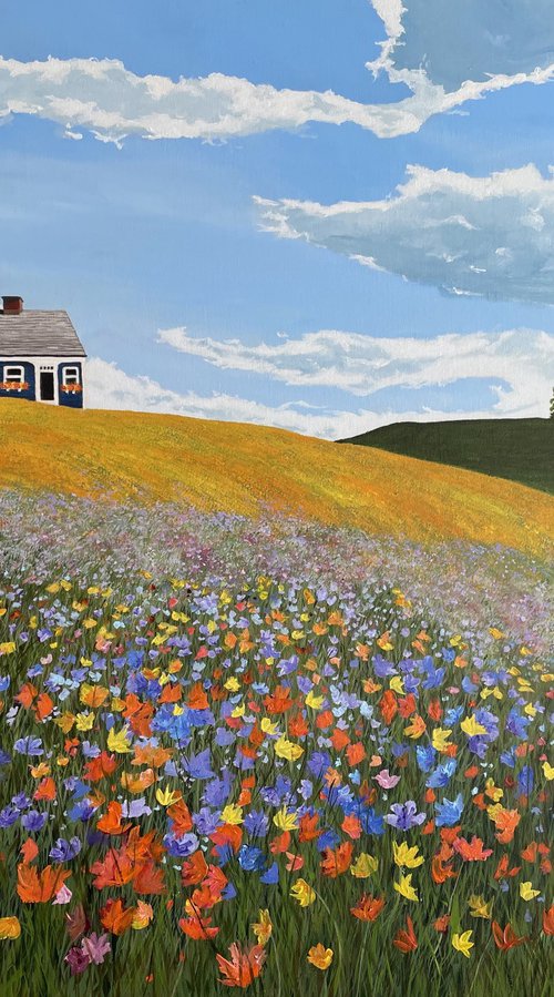 Cottage on the Hill by Anne Shaughnessy