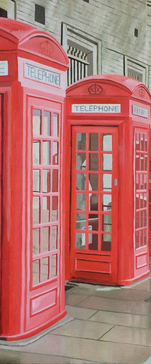 Telephone Boxes by Jill Ann Harper