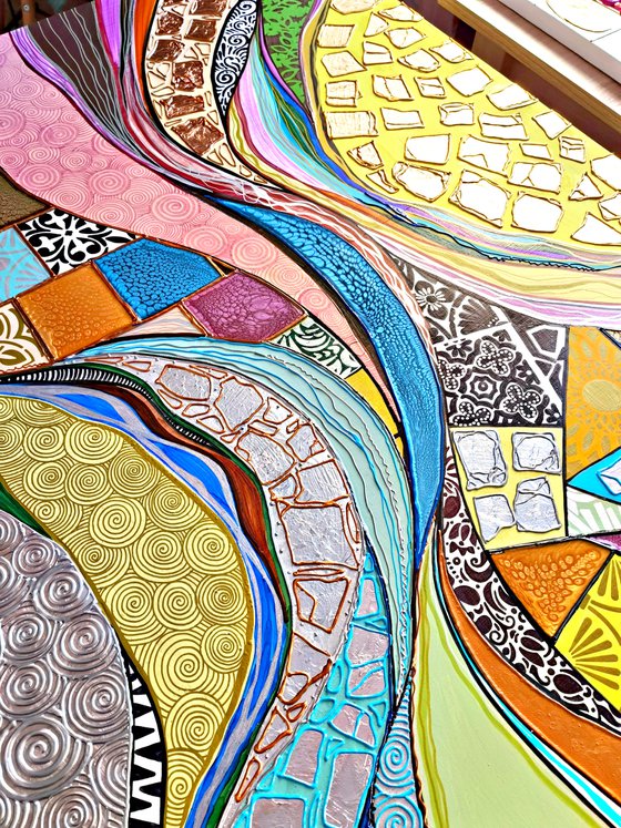 Abstract Walk in Barcelona