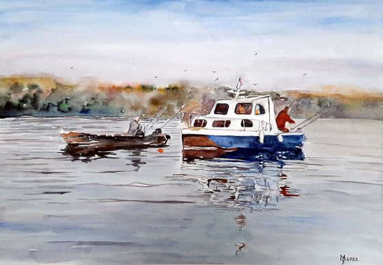 ENJOYMENT ON THE RIVER