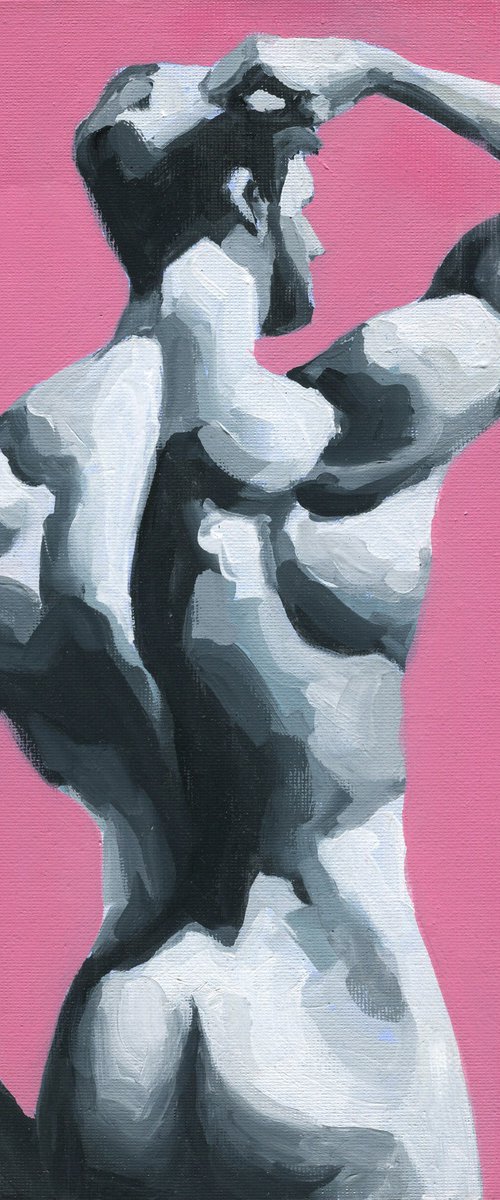 "Fragment of..." - Male nude by Goodvin Nerko