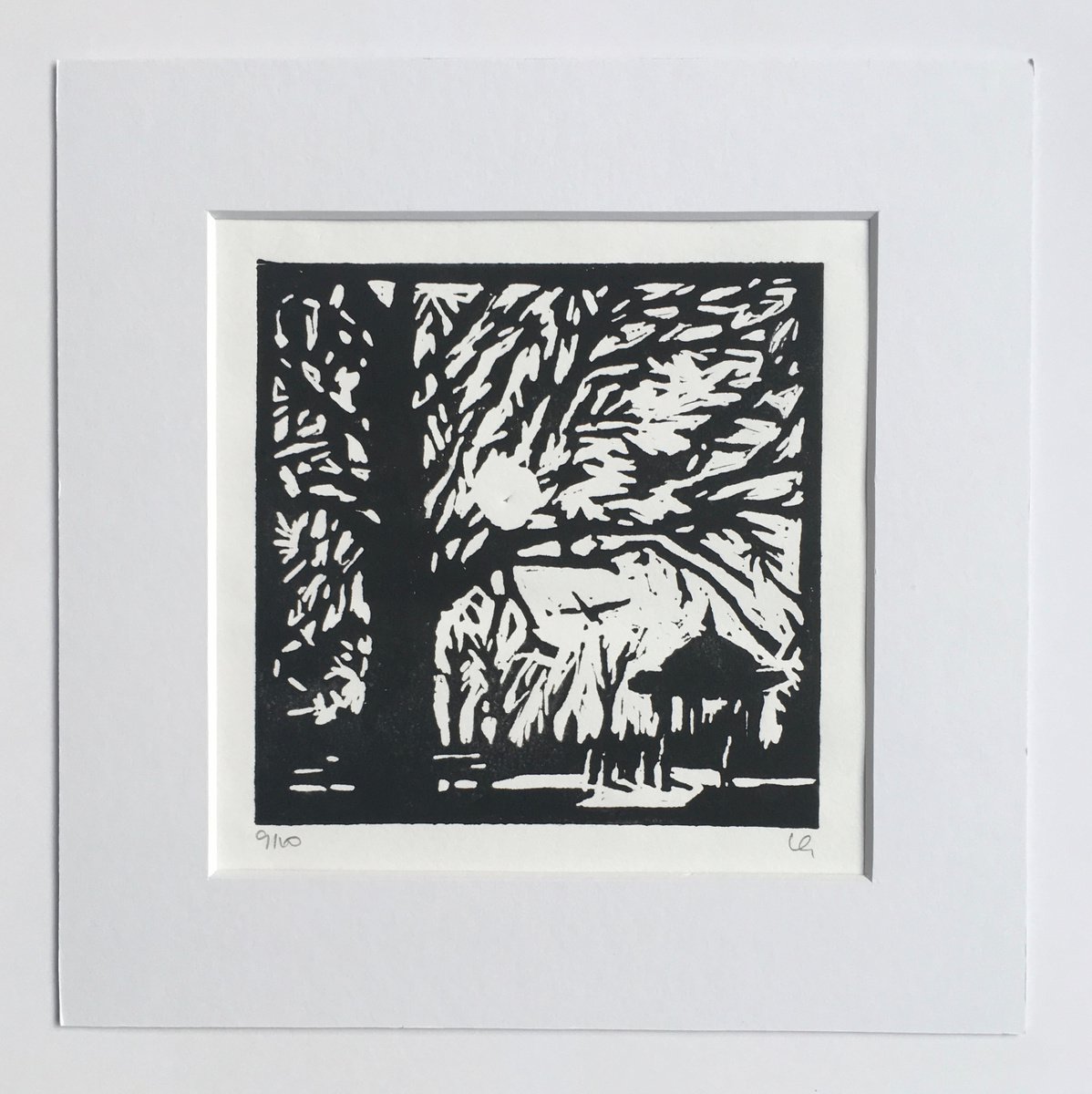 Winter sun, Clapham Common by Louise Gillard