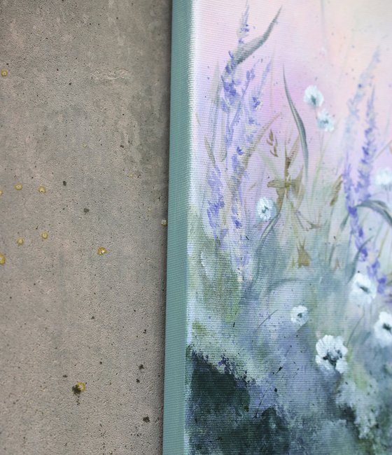 Dandelions in Soft Wind